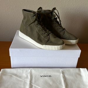 VINCE Wolfe Canvas High-Tops - Size 8